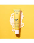 Caudalie Vinosun SPF 50+ Lightweight Fragrance-Free Sunscreen Cream - Vegan, Dermatologically Tested, Natural Ingredients Caudalie SPF 50+ Sunscreen Cream - Lightweight & Vegan sunscreen cream, SPF 50+, fragrance-free sunscreen, vegan skincare, dermatologically tested sunscreen, natural sunscreen, lightweight sunscreen, eco-friendly sunscreen, non-greasy sunscreen, daily sun protection, outdoor activities, sensitive skin, unscented skincare, cruelty-free products, antioxidant skincare, grape seed extract, V