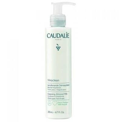 Caudalie Vinoclean: Gentle Almond Oil Makeup Removing & Facial Cleansing Milk - Soothes Sensitive Skin, Natural, Non-Comedogenic, 6.76 fl oz Caudalie Almond Cleansing Milk - Gentle Makeup Remover for Sensitive Skin makeup removing milk, almond oil cleanser, gentle face cleanser, sensitive skin cleanser, natural makeup remover, Caudalie cleanser, non-comedogenic cleanser, facial cleansing milk, cleansing milk, makeup remover, almond oil, sensitive skin, natural skincare, facial cleanser, face wash, skincare,