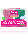 Benri Ultra Konfor Dish Sponge 2-Pack - Ergonomic, Ultra-Strong Fiber Structure for Effective Kitchen Cleaning Benri Ultra Konfor Dish Sponge 2-Pack - Effective Kitchen Cleaning Dish sponge, Kitchen cleaning, Effective cleaning tool, Ergonomic sponge, Benri Ultra Konfor Bulaşık Süngeri, Household cleaning, Kitchen essentials, Cleaning supplies, Dish cleaning, Kitchen utensil cleaning