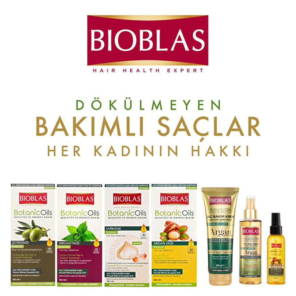 Bioblas Botanic Oils Garlic Shampoo - Nourishing, Paraben-Free, Organic Hair Care for Hair Loss - 12.18 fl oz - view 5