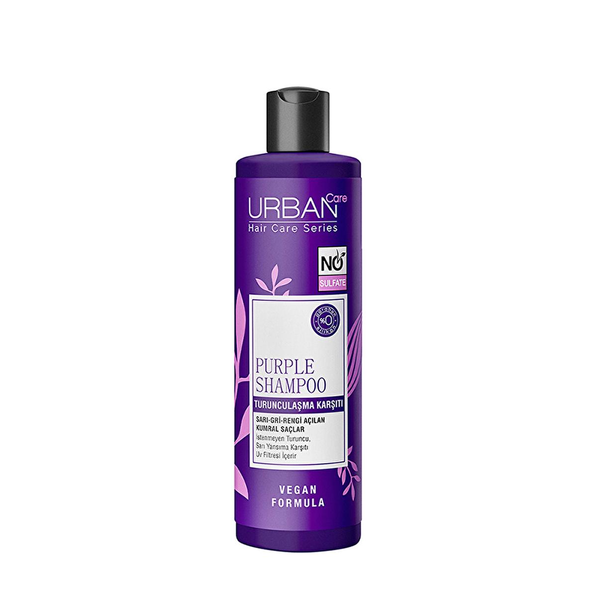 Urban Care Purple Shampoo - Sulfate-Free, Color-Protecting, Vegan Hair Care for Blonde & Grey Hair Purple Shampoo for Blonde & Grey Hair - Urban Care purple shampoo, sulfate-free shampoo, color-protecting shampoo, vegan hair care, blonde hair care, grey hair care, cruelty-free hair care, hair color maintenance, brass-free hair, healthy hair, hair repair, keratin shampoo, UV protection hair care