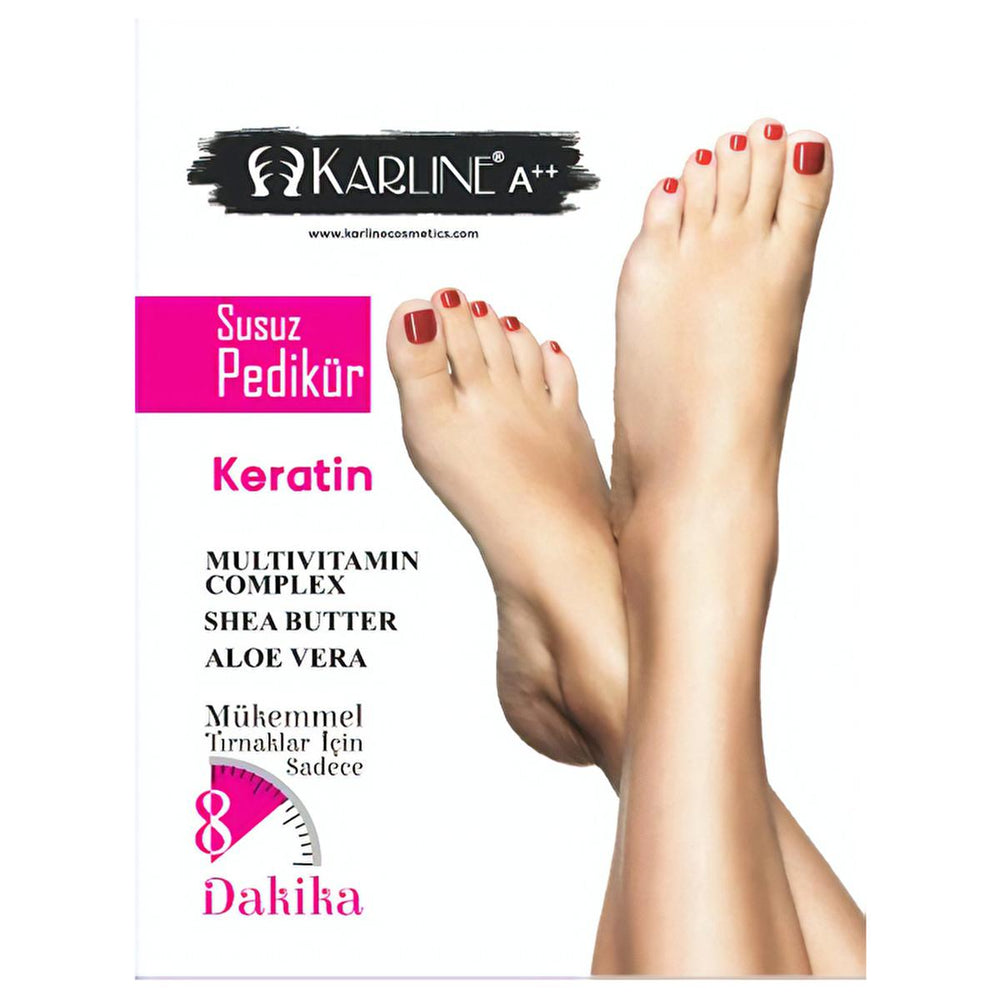 Karline A++ Pedicure Set - Comprehensive At-Home Pedicure Experience with Nail Care and Moisturizing - Nail Polish