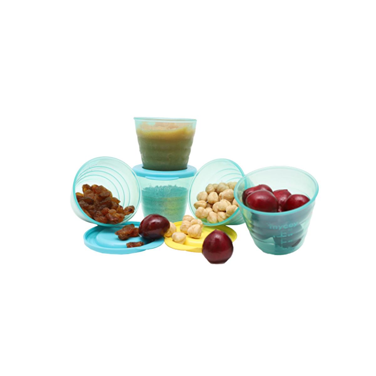 Mycey 3-Piece Breast Milk Storage Container Set with Leakproof Lids - Convenient Baby Food Storage for Breastfeeding Mothers Mycey Breast Milk Storage Containers - Leakproof & Convenient breast milk storage containers, baby food storage, leakproof baby containers, nested baby feeding set, dishwasher safe baby products, breastfeeding essentials, baby feeding solutions, baby care products, baby storage containers, baby feeding containers