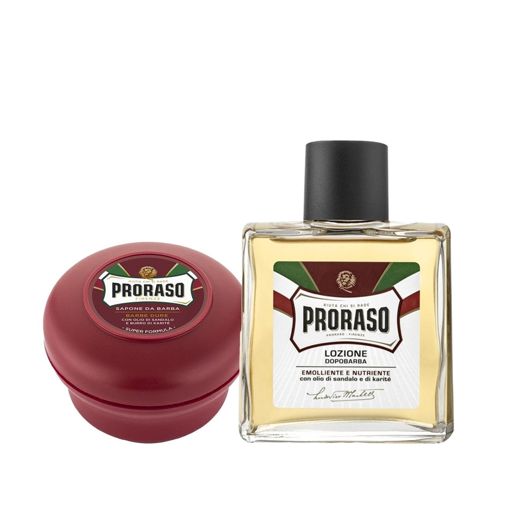 Proraso Sandalwood Shaving Soap and After-Shave Lotion Set - Luxurious Shaving Experience for Men Proraso Sandalwood Shaving Soap & Lotion Set shaving soap, after-shave lotion, sandalwood scented, Proraso, luxury shaving, men's grooming, sandalwood fragrance, grooming essentials, shaving care, after-shave care, sensitive skin, luxurious shaving experience
