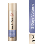 Wella Wellaflex Extra Strong Hold Hair Spray for Long-Lasting Volume - Vegan, UV Protection, 2.54 fl oz Wella Wellaflex Extra Strong Hold Hair Spray - Vegan & UV Protecting Hair Spray, Vegan Hair Care, Long-Lasting Volume, Extra Strong Hold, UV Protection Hair Spray, Cruelty-Free, Vegan, Hair Styling, Beauty, Hair Products, Wella, Wellaflex