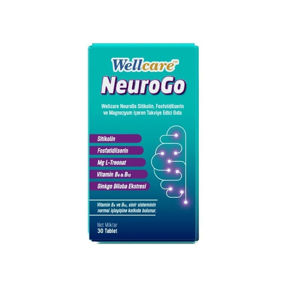Wellcare NeuroGo Cognitive Support Supplement 30 Tablets
