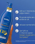 Nivea Q10 Firming Body Lotion - Intensive Moisturization & Firming Benefits for All Skin Types Nivea Q10 Firming Body Lotion - Firm & Moisturized Skin Nivea Q10 Firming Body Lotion, Moisturizing body lotion, Q10 body lotion, Firming body care, Dermatologically approved body lotion, Intensive moisturization, Skin firming, Antioxidant benefits, Quick absorption, Non-greasy, Collagen strengthening, Skincare for sensitive skin, Daily moisturizer, Body care products