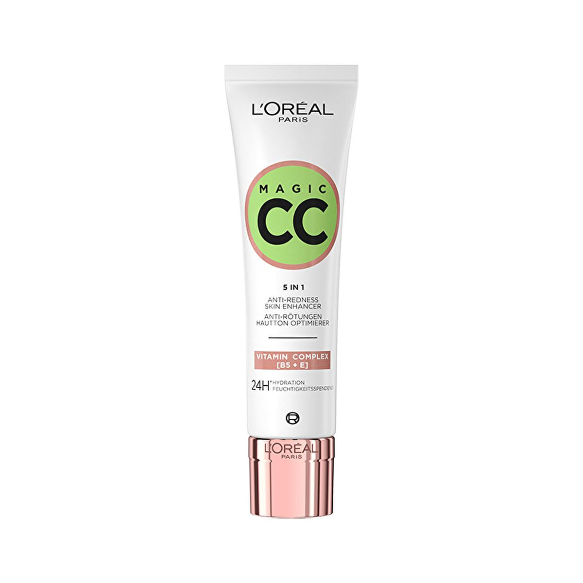 Loreal Paris Magic CC Cream - 5-in-1 Multifunctional Makeup for Flawless Skin Loreal Paris Magic CC Cream for Flawless Skin Loreal Paris CC Cream, Magic CC Cream, Redness concealer, Multifunctional makeup, Vitamin-enriched skincare makeup, CC Cream, Flawless skin, Natural makeup look, Skincare benefits, Everyday makeup, Sensitive skin friendly, B5 vitamin, E vitamin, Skin tone evening, Moisturizing, Smoothing, Brightening, Protecting skin