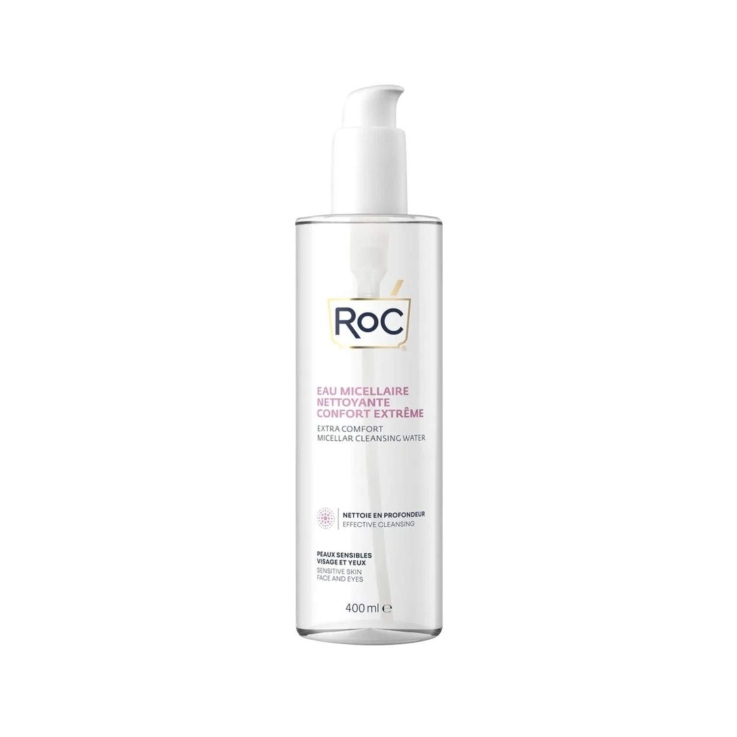 RoC Micellar Cleansing Water - Gentle Makeup Remover for Sensitive Skin, 400ml RoC Micellar Cleansing Water - Gentle Makeup Remover micellar water, cleansing water, makeup remover, gentle skincare, RoC skincare, sensitive skin products, skincare routine, micellar cleansing technology, effective makeup removal, gentle on skin