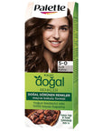 Palette Natural Permanent Hair Dye 5-0 Light Brown - Enriched with Natural Ingredients for Long-Lasting Color - view 8