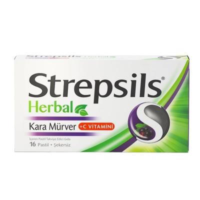 Strepsils Herbal Elderberry + Vitamin C Lozenges: Natural Sore Throat Relief & Immune Support - 16 Pastilles Strepsils Herbal Lozenges: Sore Throat Relief + Immune Support strepsils herbal, sore throat lozenges, black elderberry lozenges, vitamin c lozenges, throat soothing pastilles, kara mürver, immune support lozenges, natural sore throat remedy, sore throat, lozenges, black elderberry, vitamin c, throat soothing, pastilles, immune support, natural remedy, herbal, herbal lozenges, sore throat relief, col