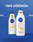Nivea Q10 Firming Body Lotion with Vitamin C - 48 Hour Moisturization, Dermatologically Tested - 13.53 fl oz - Face Cream