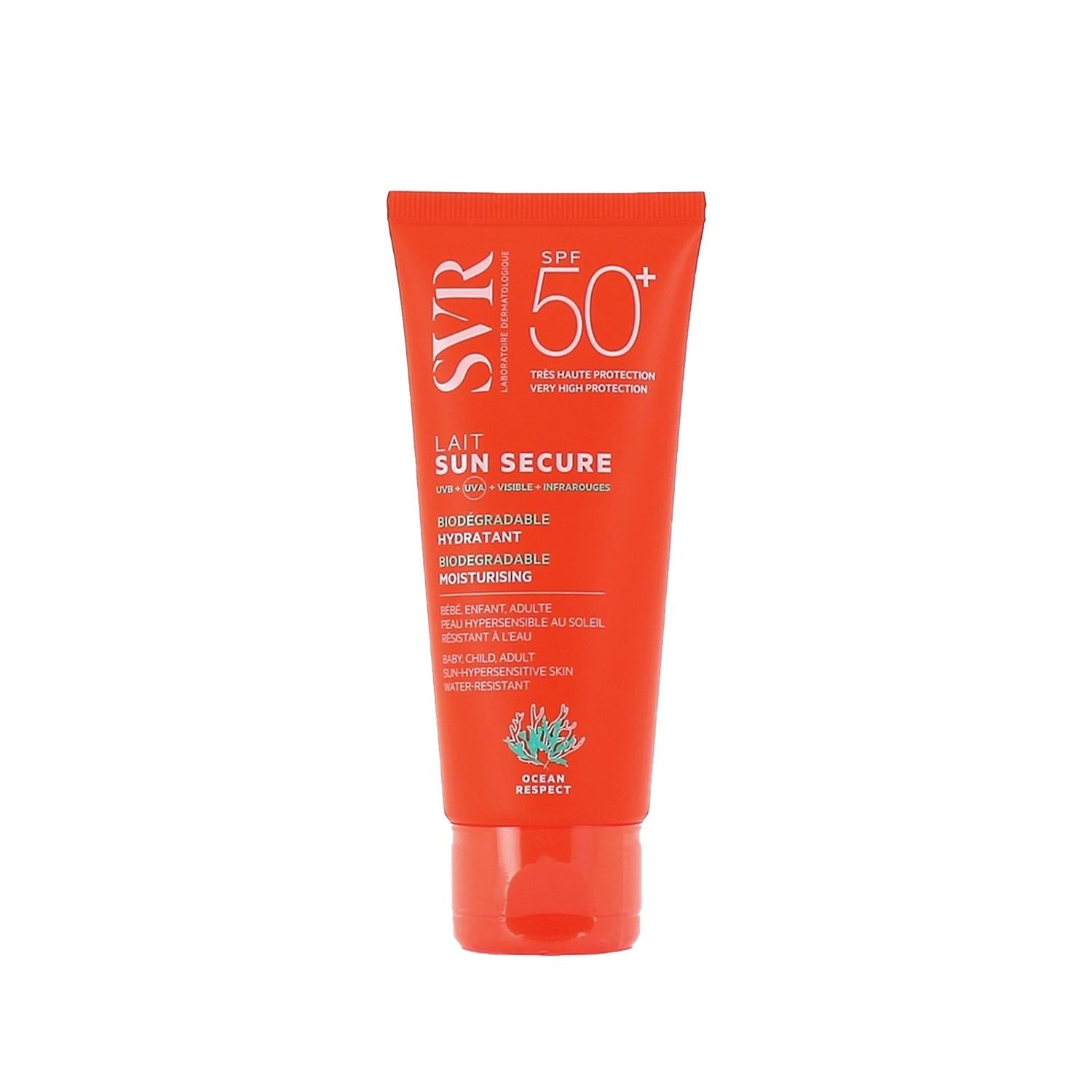 SVR Sun Secure Lotion SPF 50+ Sunscreen for Sensitive Skin - 3.38 fl oz SVR Sun Secure Lotion SPF 50+ for Sensitive Skin SVR Sun Secure, SPF 50+ sunscreen, sensitive skin sun protection, high SPF sunscreen lotion, dermatologically tested sun cream, sun care, sunscreen for sensitive skin, gentle sun protection, outdoor enthusiasts, beach essentials, daily sun protection