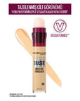 Maybelline Instant Anti Age Eraser Concealer - High Coverage, Hydrating, Multi-purpose Maybelline Concealer for Dark Circles & Imperfections Maybelline Instant Anti Age Eraser Concealer, Concealer for dark circles, Hydrating concealer, Multi-purpose concealer, Long-lasting concealer, High coverage concealer, Makeup for imperfections, Skincare infused makeup, Contouring and highlighting, Flawless finish, All day coverage, Easy application concealer, Suitable for all skin types
