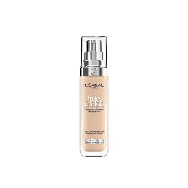 L'Oréal Paris True Match Foundation - Hydrating, Natural Finish Makeup for All Skin Tones, 1.01 fl oz L'Oréal Paris True Match Foundation - Hydrating & Natural L'Oréal Paris True Match Foundation, Hydrating Foundation, Natural Finish Makeup, Long-lasting Moisturization Foundation, Beige Rose Foundation Shade, Foundation Makeup, Cosmetics, Makeup for Dry Skin, Moisturizing Foundation, Flawless Finish Foundation, Natural Looking Foundation