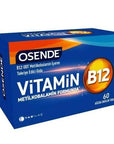 Osende Methylcobalamin B12: Fast-Absorbing Sublingual Tablets for Energy - 60 Orally Dissolving Strawberry Mint Tablets Osende B12: Sublingual Methylcobalamin for Energy methylcobalamin B12, Vitamin B12 supplement, sublingual B12, B12 deficiency treatment, B12 tablets, oral disintegrating B12, strawberry mint B12, nerve health supplement, Metilkobalamin, Vitamin B12, methylcobalamin, sublingual vitamin, vitamin supplement, nerve support, nerve health, energy boost, energy supplement, B12 deficiency, vitamin