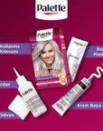 Palette Deluxe U71 Elmas Grisi Hair Dye - Long-Lasting Gray Hair Color with Nourishing Properties - view 5