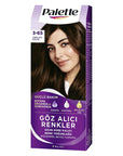 Palette Hair Dye - Intense Chocolate Brown Color with Keratin Care - view 3