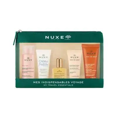 Nuxe Skincare Travel Set: Iconic Beauty Essentials - Micellar Water, Moisturizer, Dry Oil, Hand Cream & Shower Gel - Botanical Based Travel Size Skincare Nuxe Travel Skincare Set: Beauty Essentials On-The-Go Nuxe travel set, skincare travel kit, travel size skincare, botanical skincare travel, micellar water travel size, dry oil travel size, hand cream travel size, moisturizing cream travel size, shower gel travel size, Nuxe Güzellik İkonları Seyahat Seti, travel skincare, travel beauty, travel essentials,