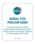 Balmy Natural Exfoliating Face Disk - Gentle Pumpkin Fiber Skincare for Acne & Oily Skin - Exfoliator