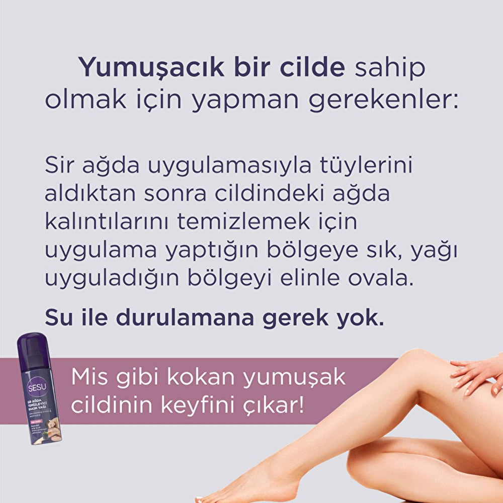 Sesu Sir Post-Waxing Care Oil - Soothes, Moisturizes & Nourishes Skin After Waxing | 5.07 fl oz - Body Oil