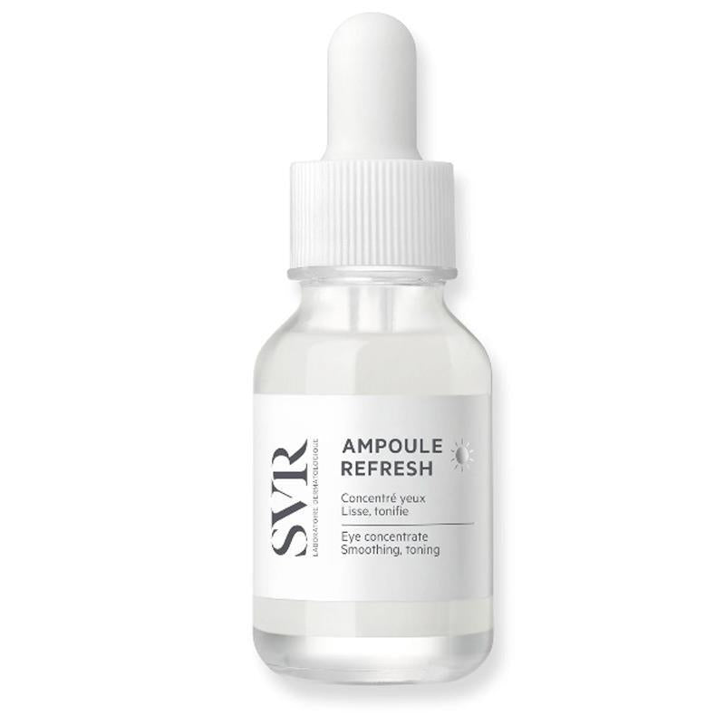 SVR Ampoule Refresh: Anti-Wrinkle Eye Cream - Reduce Fine Lines, Moisturize & Refresh Sensitive Skin - Caffeine + Metal Applicator SVR Eye Cream: Anti-Wrinkle, Refreshing, & Moisturizing eye cream, anti-wrinkle eye cream, moisturizing eye cream, eye cream for sensitive skin, eye cream for fine lines, caffeine eye cream, svr eye cream, refreshing eye cream, eye cream with metal applicator, eye concentrate, wrinkle reducer, fine lines, dark circles, puffiness, sensitive skin, skincare, beauty, moisturizing, h