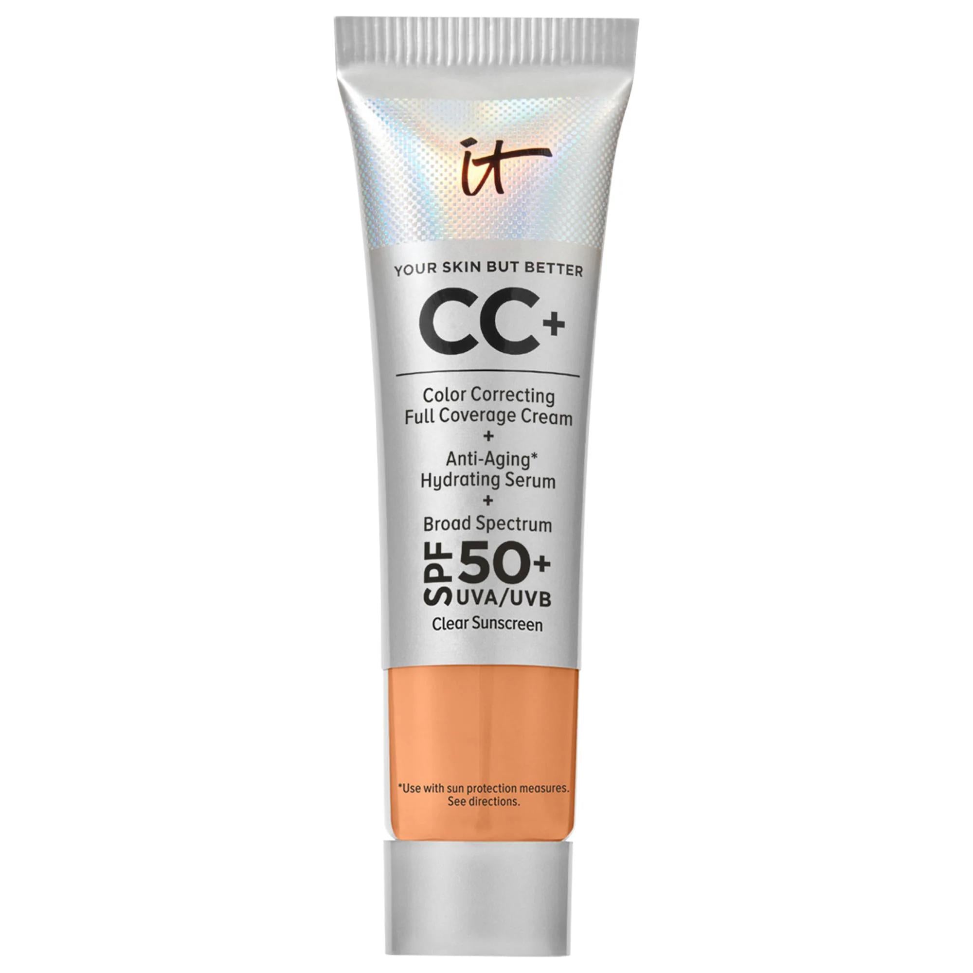 Mini CC+ Cream: Full Coverage Color Correcting Foundation SPF 50+ | Hydrating, Anti-Aging, Vegan & Cruelty-Free - Conceals Acne & Dark Circles Mini CC Cream: Full Coverage Foundation SPF 50+ | Color Correcting CC cream, full coverage foundation, SPF 50 foundation, color correcting cream, hydrating foundation, anti-aging CC cream, vegan foundation, cruelty-free makeup, foundation for acne scars, foundation for dark circles, makeup, face makeup, BB cream, foundation, SPF 50, hyaluronic acid, niacinamide, vita