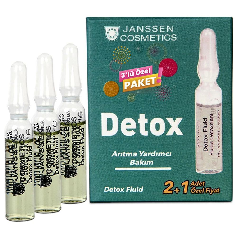 Janssen Cosmetics Detox Ampoule Set for Radiant Skin 3-Pack