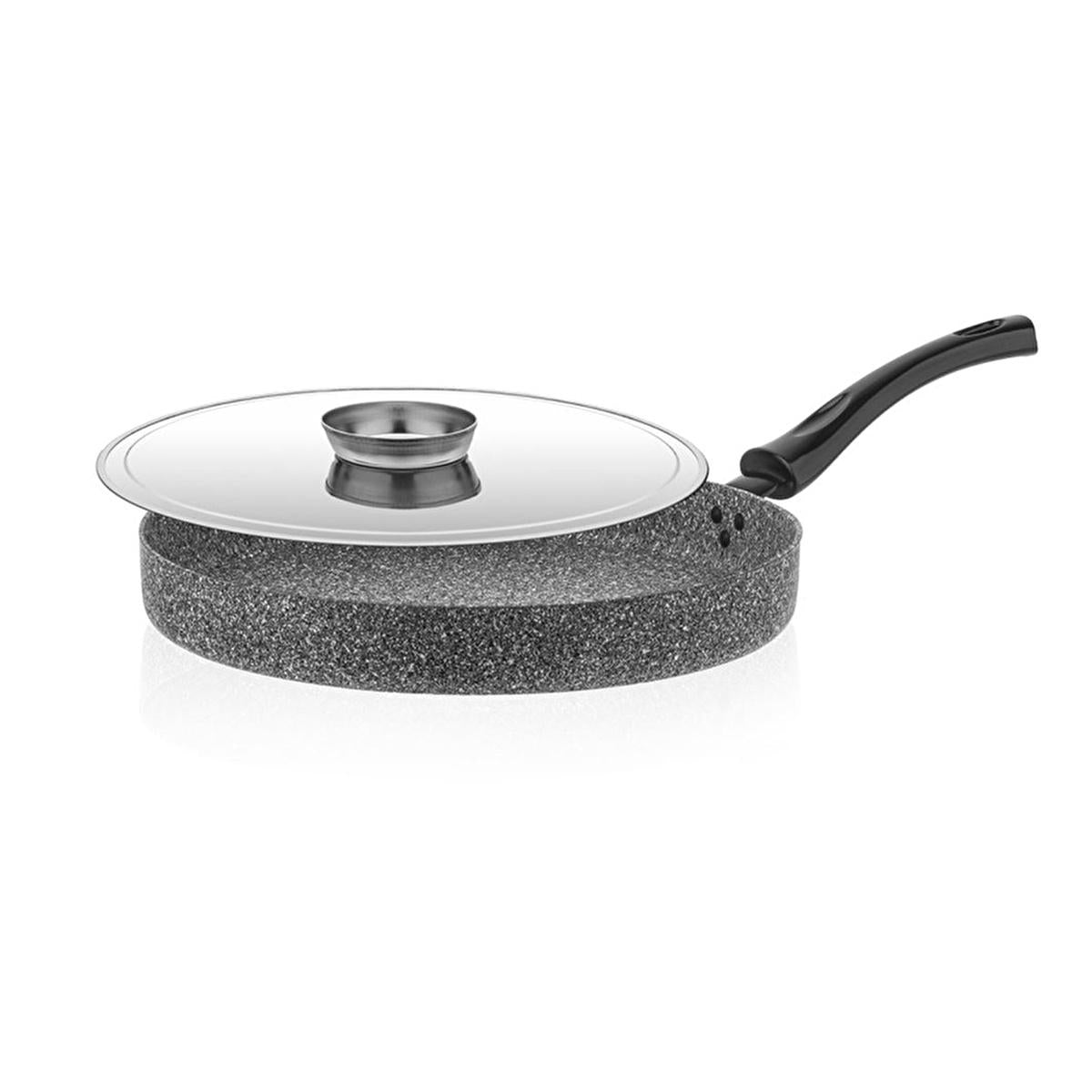 Taç Ultra Granite Fish Pan 34 cm - Non-Stick, Durable, and PFOA-Free - Large Granite Coated Fish Skillet Taç Granite Fish Pan 34cm - Non-Stick & Durable | Cook Perfect Fish granite fish pan, non-stick fish pan, 34 cm fish pan, durable fish pan, PFOA-free fish pan, scratch-resistant fish pan, Tac fish pan, large fish pan, granite coated pan, fish skillet, fish pan, non-stick pan, granite pan, 34cm pan, durable pan, PFOA-free, scratch-resistant, cooking, kitchen, cookware, fish, seafood, home cooking, healthy