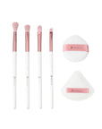 Nascita 4-Piece Makeup Brush & 2-Piece Puff Set