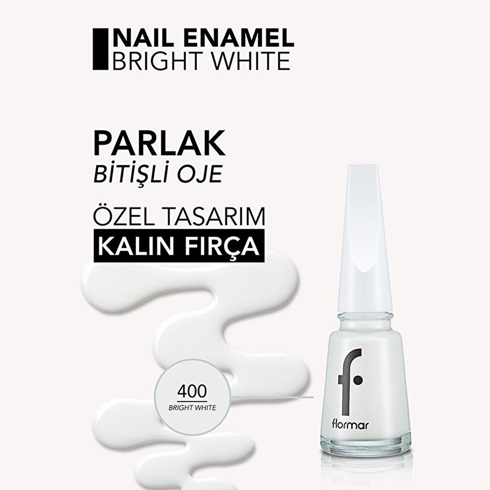 Flormar Nail Enamel - Vibrant, Long-Lasting Nail Color with Nail Care Benefits - view 4