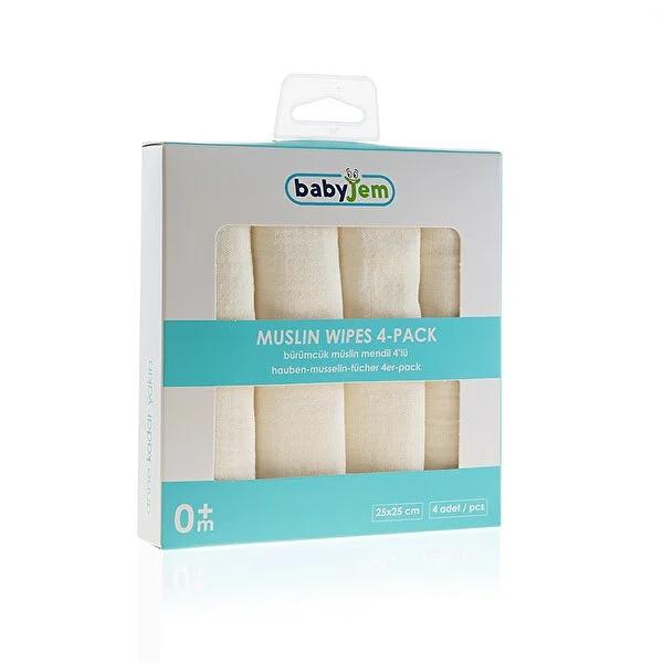 Babyjem: Softest Baby Muslin Cloths - 100% Cotton, Gentle & Absorbent Newborn Face, Burp, Wash Cloths (4-Pack, 9.8x9.8 in) Babyjem Muslin Cloths: Soft Cotton for Sensitive Skin baby muslin cloths, muslin burp cloths, baby wipes, cotton baby cloths, sensitive skin baby cloths, newborn baby cloths, small baby washcloths, baby face cloths, gentle baby cloths, absorbent baby cloths, baby cloths, muslin cloths, burp cloths, cotton cloths, sensitive skin cloths, newborn cloths, face cloths, washcloths, gentle clo