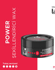 Taft Power: Caffeine Infused Hair Styling Wax - Mega Strong 48H Hold, Humidity & Wind Protection - Long Lasting Men's Hair Wax Taft Power Hair Wax: Mega Strong Hold, Long Lasting Style hair styling wax, strong hold hair wax, caffeine hair wax, long lasting hair wax, men's hair wax, hair wax for humidity, Taft hair wax, hair styling products, best hair wax for men, styling wax for strong hold, hair wax, men's styling, strong hold, caffeine, humidity protection, wind protection, hair care, styling products, 4