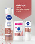 Nivea Derma Control Clinical Women's Roll-on Deodorant: 96-Hour Sweat & Odor Protection, Vitamin C, Underarm Darkening Treatment, Sensitive Skin Approved Nivea Roll-on Deodorant: 96-Hour Sweat & Odor Control roll-on deodorant, antiperspirant, long-lasting deodorant, deodorant for women, underarm darkening treatment, vitamin c deodorant, sensitive skin deodorant, Nivea deodorant, sweat protection, odor control, deodorant sweat, derma control deodorant, clinical strength deodorant, womens deodorant, all-day d