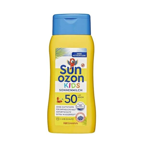 Sunozon Children's Sunscreen Lotion - 50 SPF, Water-Resistant, Vegan, Sensitive Skin Friendly by Sunozon Sunozon 50 SPF Children's Sunscreen Lotion - Water-Resistant & Vegan children's sunscreen, sensitive skin sun protection, water-resistant sunscreen, vegan sunscreen, high SPF sunscreen, kids sunblock, sun protection for children, gentle sunscreen, moisturizing sunscreen, outdoor protection, vegan skincare, sun care, skin protection, beach essentials, outdoor adventures