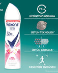 Rexona Women's Deodorant Spray - Sexy Bouquet Fragrance, 72 Hour Protection Rexona Women's Deodorant Spray - 72 Hour Protection Women's Deodorant Spray, Long-lasting Deodorant, Antiperspirant Deodorant, Rexona Deodorant, Sexy Bouquet Fragrance, Floral Fragrance, Confidence, Freshness, Active Women, Personal Care, Hygiene, 72 Hour Protection
