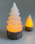 Petrix LED Candle Set with Christmas Tree Decoration - Flameless Candles for Ambiance and Safety - Candle