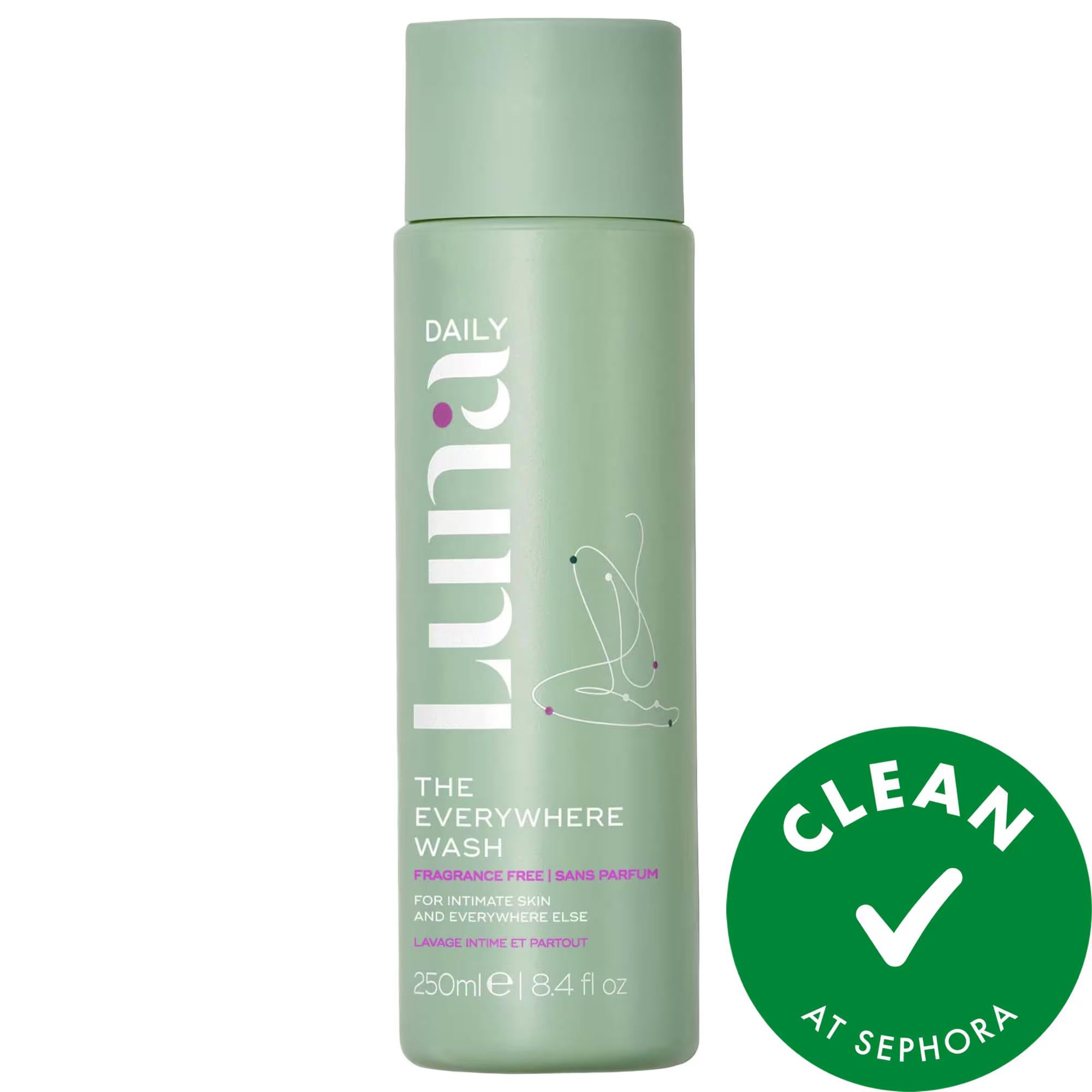 Luna Daily The Everywhere Wash Fragrance-Free Body Wash for Sensitive Skin - Microbiome-Balancing, Vegan, Cruelty-Free Luna Daily Fragrance-Free Body Wash for Sensitive Skin fragrance-free body wash, sensitive skin care, microbiome-balancing body wash, vegan body wash, cruelty-free body wash, gentle cleansing, skin microbiome support, prebiotic body wash, thermal water body wash, dermatologist-tested, gynecologist-tested, pH-balanced body wash, vegan skincare, cruelty-free skincare, sensitive skin solutions