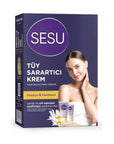 Sesu Hair Bleaching Cream with Chamomile Extract - Quick Hair Lightening Solution for Emergency Situations Sesu Hair Bleaching Cream - Quick Lightening Solution hair bleaching cream, quick hair lightening, emergency hair correction, at-home hair bleach, hair lightening with chamomile extract, hair care, beauty products, cosmetics, hair color correction, hair lightening cream, chamomile hair care