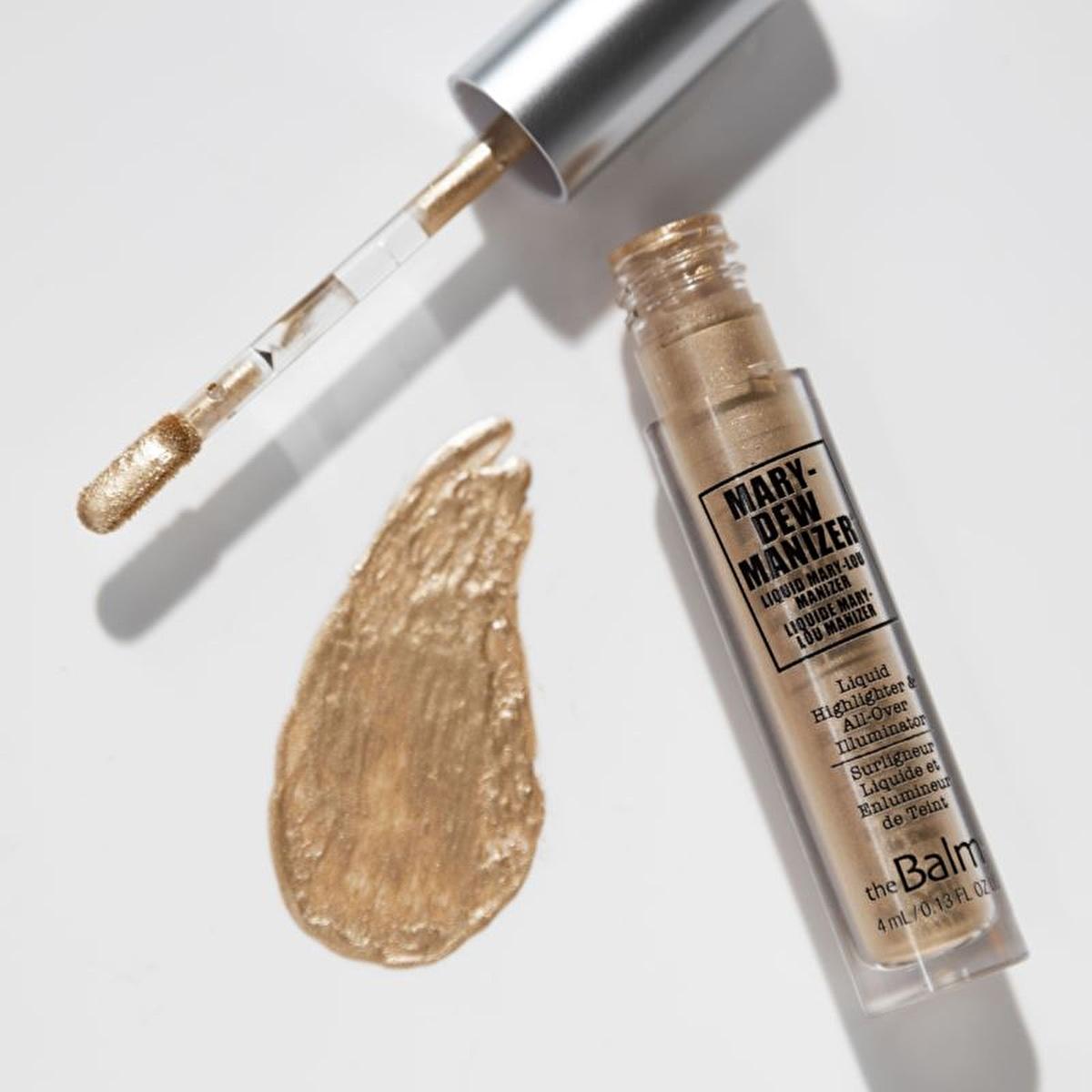 theBalm Mary Dew Manizer Cream Highlighter for Enhanced Makeup Look theBalm Mary Dew Manizer Cream Highlighter for Glow theBalm Mary Dew Manizer, highlighter, cream highlighter, makeup, contouring, glow, beauty products, face highlighter, yellow undertone highlighter, makeup essentials, beauty enhancer, cosmetic products
