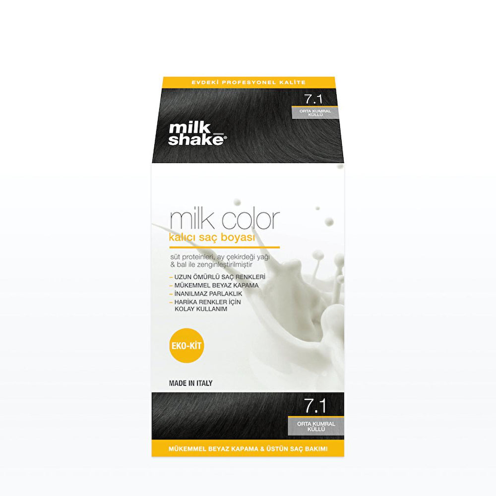 milk_shake Milk Color Eko Permanent Hair Dye Set - Long-Lasting Nourishing Hair Color with Milk Proteins, Sunflower - view 2