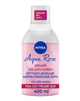 NIVEA Aqua Rose Micellar Makeup Remover - Gentle & Effective Dual-Phase Formula (13.53 fl oz) NIVEA Aqua Rose Micellar Makeup Remover - Gentle Dual-Phase Formula Micellar Makeup Remover, Dual-phase Makeup Removal Water, Organic Rose Water Skincare, Gentle Makeup Remover for Sensitive Skin, NIVEA Aqua Rose Makeup Remover, Makeup Removal, Skincare, Cosmetics, Facial Care, Sensitive Skin Solutions, Multi-purpose Skincare, Dermatologically Tested Products