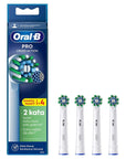 Oral-B Electric Toothbrush Replacement Heads Cross Action X-Filament 4-Pack - Compatible Oral-B Toothbrush Heads - view 2