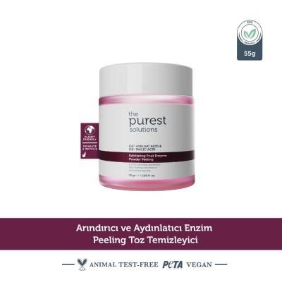 The Purest Solutions Exfoliating Fruit Enzyme Powder Peeling for Gentle Exfoliation and Natural Skincare - Hypoallergenic & Dermatologically Tested Exfoliating Fruit Enzyme Powder Peeling - Natural & Gentle Skincare Exfoliating fruit enzyme powder, Natural skincare products, Gentle exfoliation, Hypoallergenic skincare, Dermatologically tested products, Sensitive skin care, Skincare routine, Natural fruit enzymes, Papain, Bromelain, Paraben-free, Alcohol-free