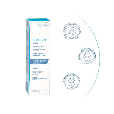 Ducray Keracnyl Serum 30 ml - Anti-Spot, Anti-Scar, Anti-Wrinkle Acne Serum for Oily Skin Ducray Keracnyl Serum - Anti-Spot Acne Treatment acne serum, anti-spot serum, anti-wrinkle serum, Ducray Keracnyl Serum, acne treatment, oily skin, acne-prone skin, skincare, skin rejuvenation, anti-aging, spot treatment, scar treatment, wrinkle reduction, skin care, dermatological skincare