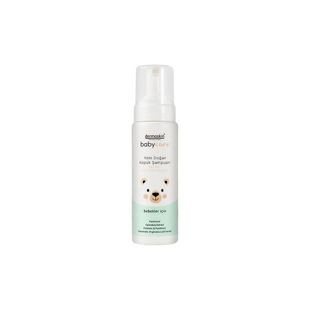 Dermoskin BabyCare Newborn Foam Shampoo - Gentle, Hypoallergenic Baby Shampoo for Sensitive Skin - 200ml Dermoskin BabyCare Newborn Foam Shampoo - Gentle & Safe baby shampoo, newborn care products, gentle baby shampoo, dermoskin babycare, hypoallergenic baby products, baby care, newborn skincare, sensitive skin baby products, foam shampoo, dermatologically tested baby products