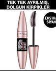 Maybelline New York Lash Sensational Mascara - Intense Black, Volumizing & Lengthening with Rosehip Oil - view 4