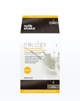 milk_shake Milk Color Permanent Hair Dye - Nourishing, Long-Lasting, Easy Application - Medium Chestnut 4 Nourishing Hair Dye - milk_shake Milk Color Permanent Hair Color hair dye, permanent hair color, nourishing hair dye, milk protein hair dye, long-lasting hair color, hair care, hair color maintenance, at-home hair dye, milk_shake, medium chestnut hair color, chestnut hair dye, healthy hair color, vibrant hair color