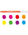 Carioca Washable Neon Marker Pens - 8-Pack, Vibrant Fluorescent Colors for Kids and Artists - Fragrance