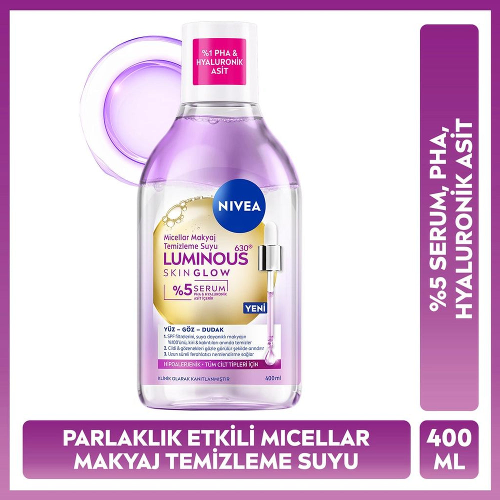 Nivea Luminous630 Skin Glow Brightening Micellar Water 400 ml